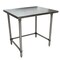 Bk Resources Stainless Steel Work Table Flat Top With Open Base 36"Wx24"D VTTOB-3624 - alternate 1